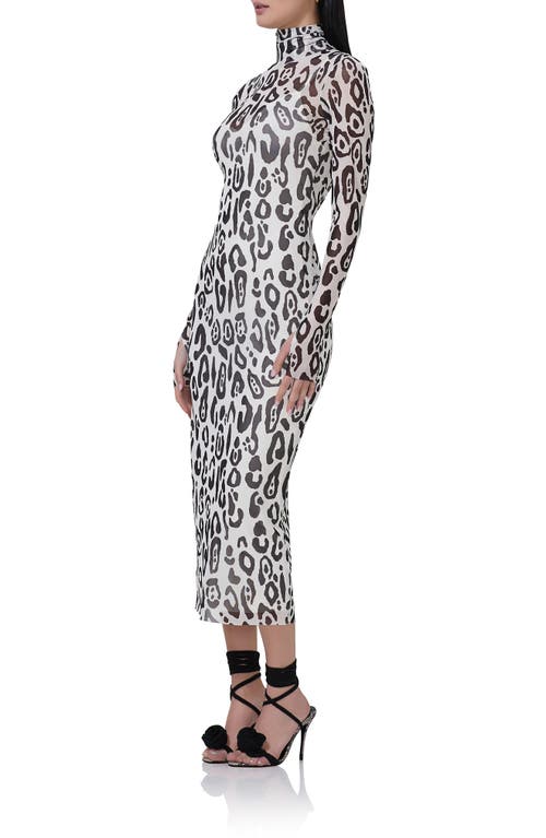 Afrm Jamm Long Sleeve Cutout Dress