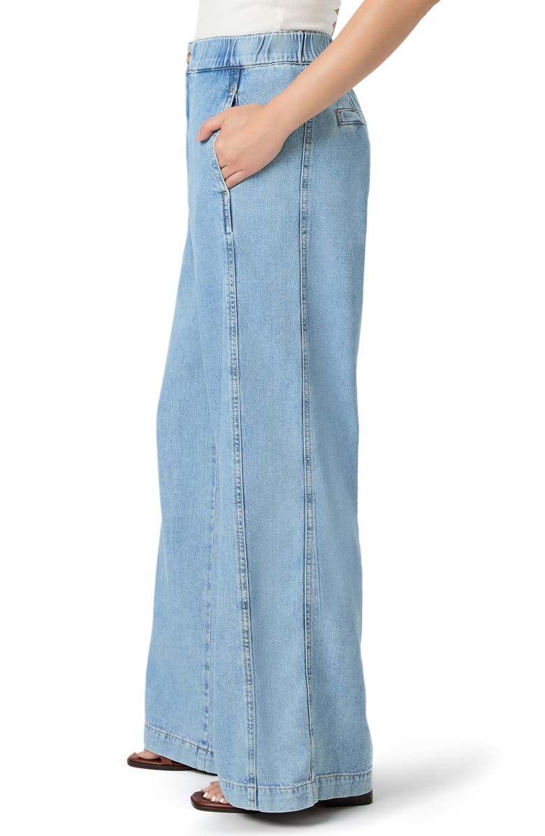 PAIGE Rumi High Waist Wide Leg Jeans, Alternate, color, Revolution