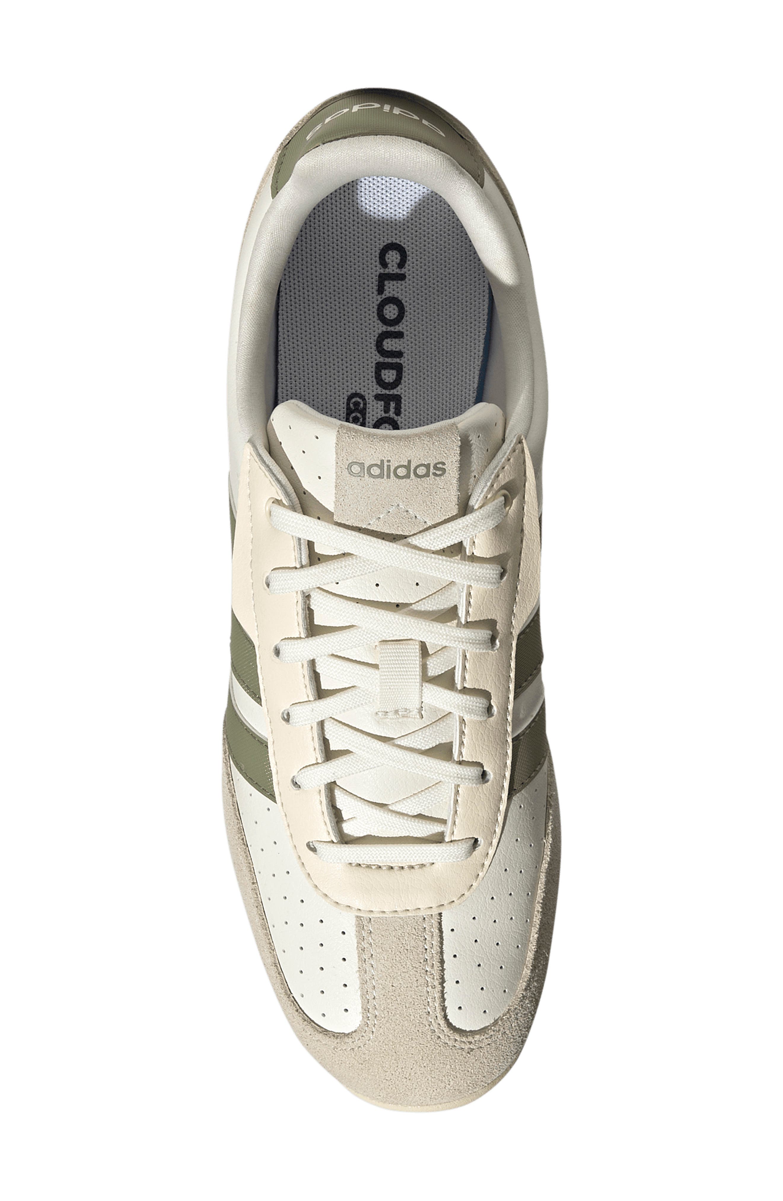 adidas Barreda Sneaker, Alternate, color, Off White/ Tent Green/ Vanilla