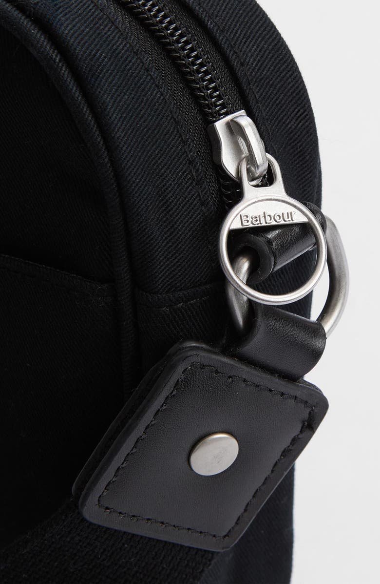 Barbour Olivia Cotton Canvas Crossbody Bag, Alternate, color, Black