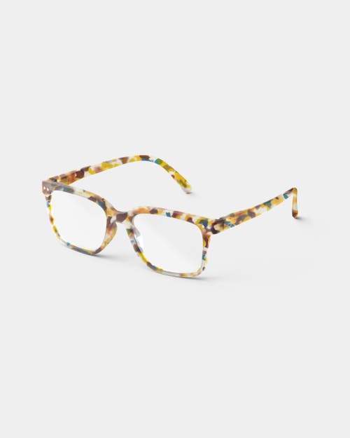 Izipizi #l 54mm Rectangular Reading Glasses In Brown