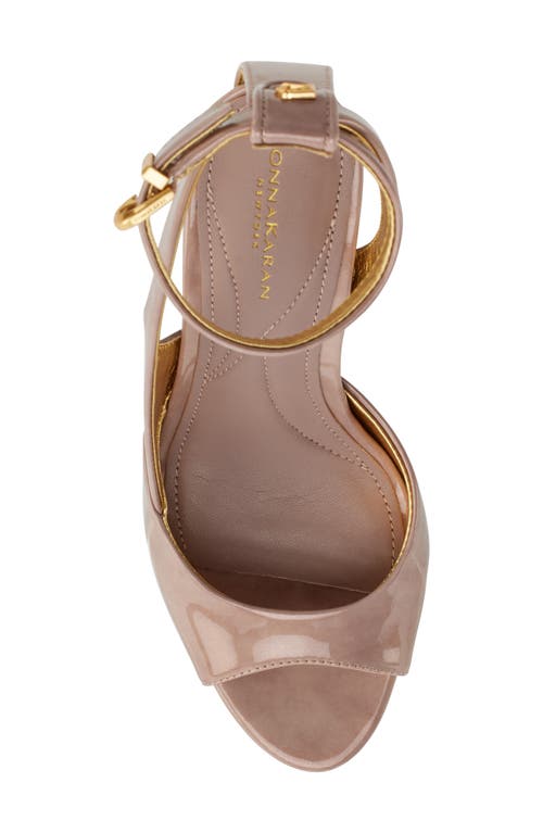Donna Karan Somerset Ankle Strap Sandal In Mink