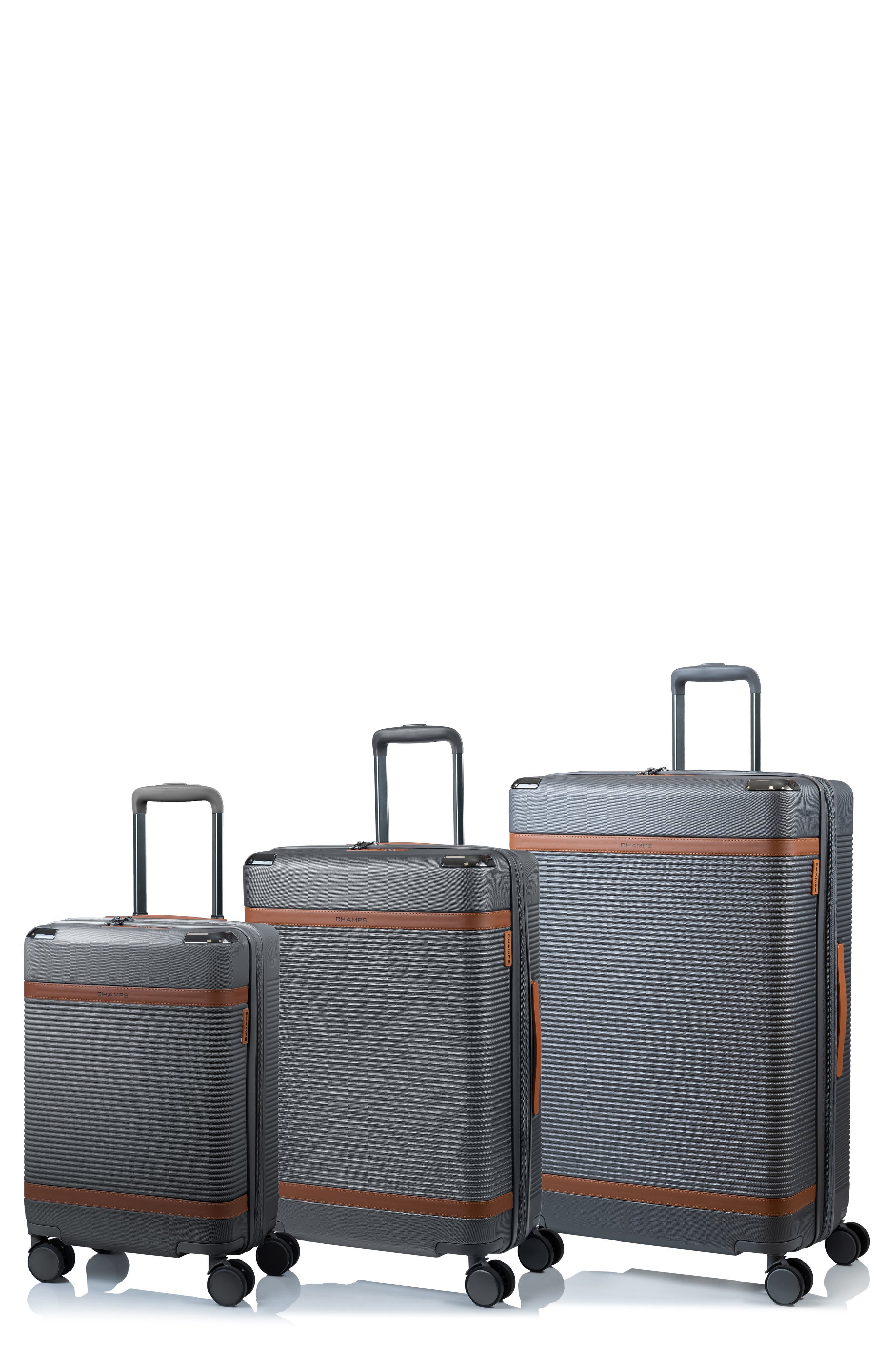 CHAMPS Vintage III Hardside 3-Piece Luggage Set