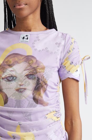 Chopova Lowena Ballast Short Sleeve Jersey & Mesh Top