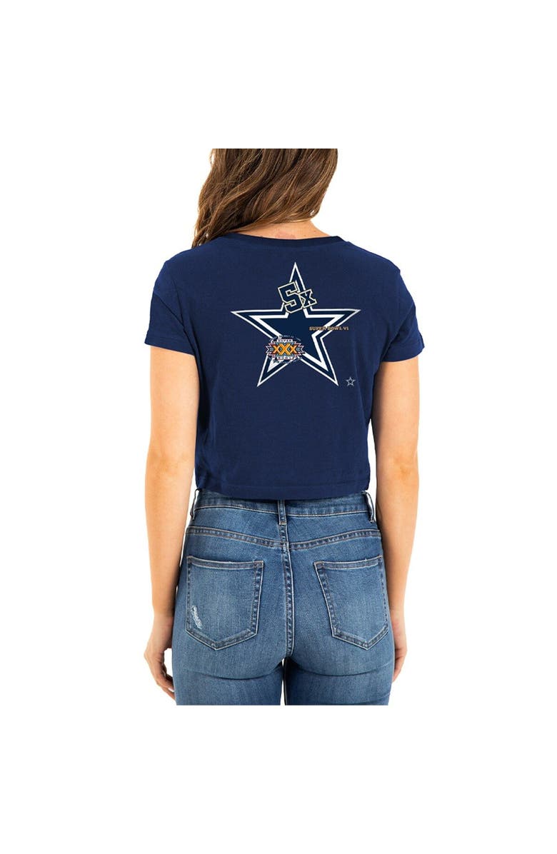 New Era Women's New Era Navy Dallas Cowboys Historic Champs T-Shirt, Alternate, color, Navy