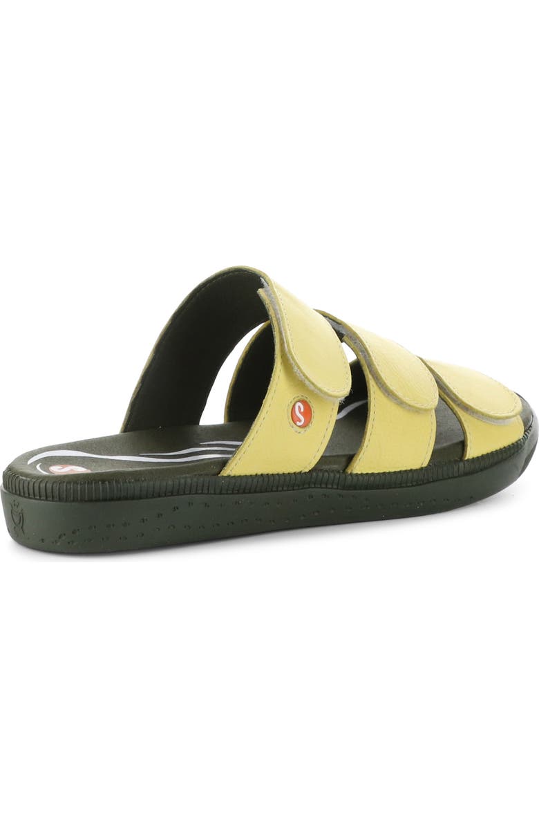 Softinos by Fly London Slide Sandal, Alternate, color, Light Yellow Leather
