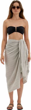 Gottex Beach Life SMILE SWIM COVER UP SARONG WRAP SKIRT