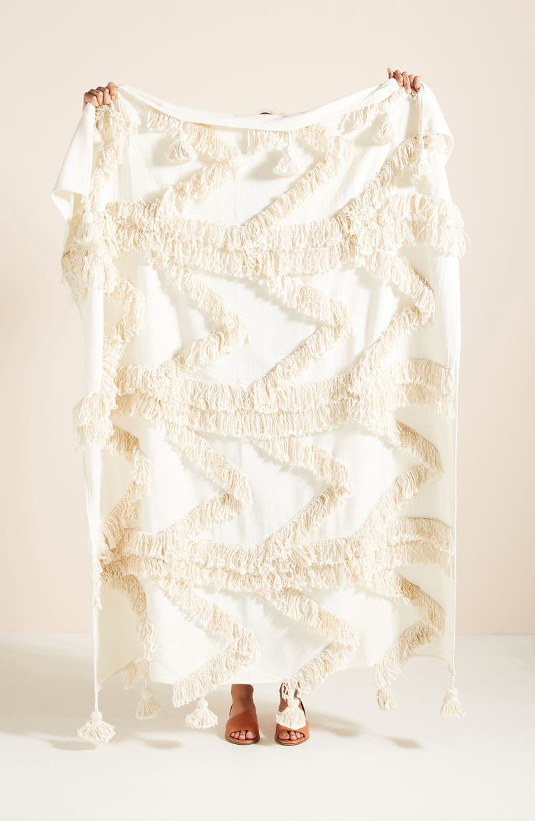 Anthropologie Home Anthropologie Bay Throw Blanket, Main, color, 