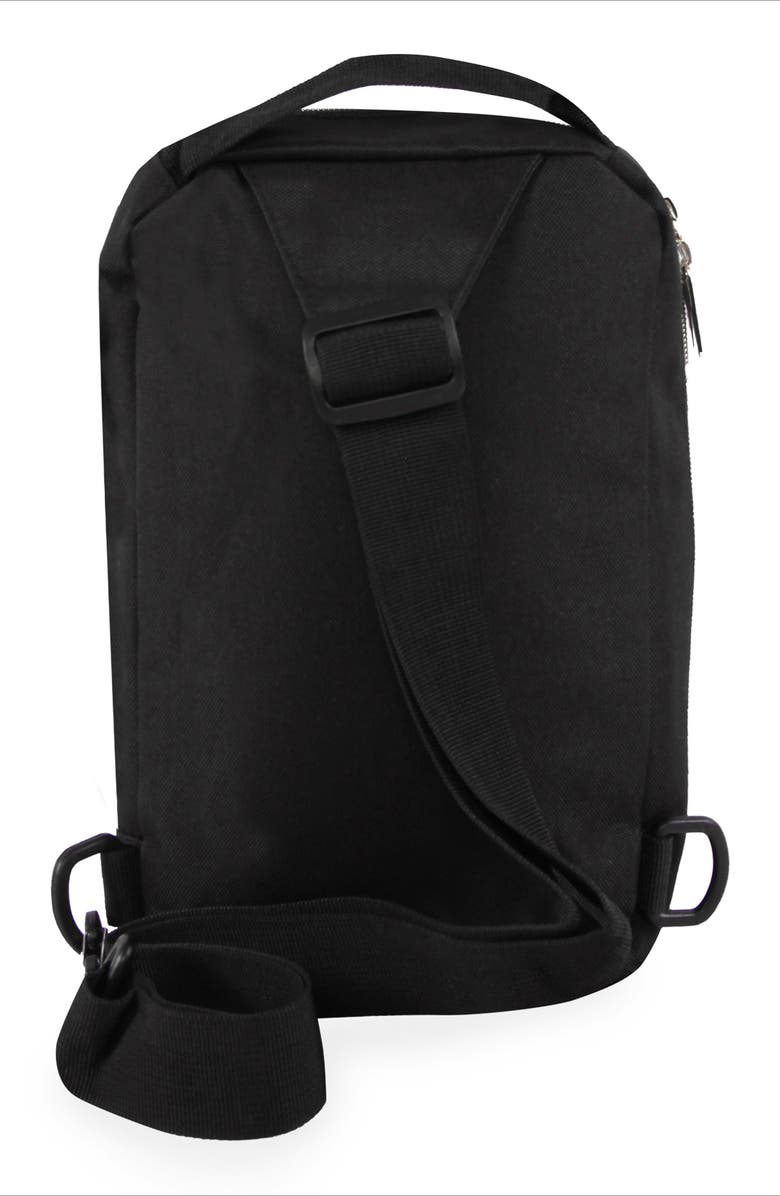 FILA Calistoga Sling Bag, Alternate, color, Black/ Gold