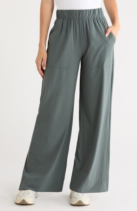 Wide Leg Utility Pants