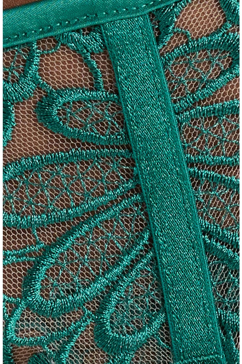Amaris Garter Belt, Alternate, color, AVENTURINE GREEN/ SHEER