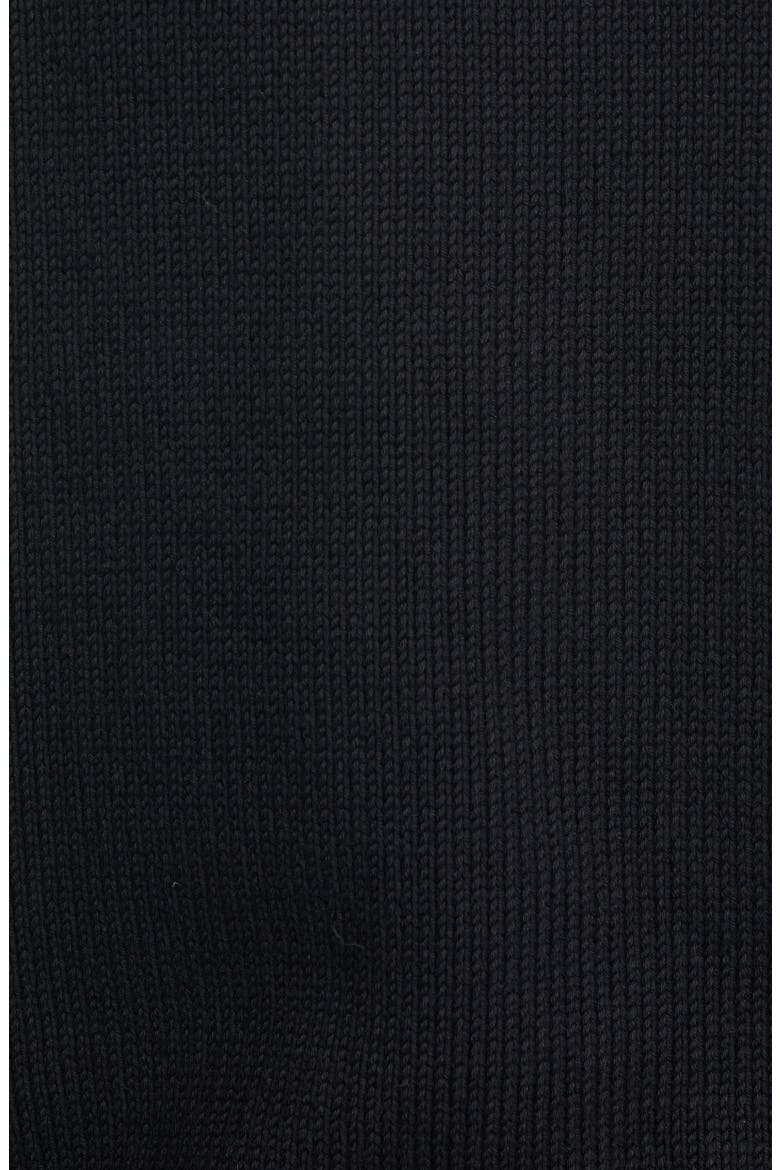 Distressed Crewneck Sweater, Alternate, color, BLACK