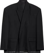 ジャケット BALENCIAGA Embroidered Wool Blazer BALENCIAGA Oversized wool blazer | NET-A-PORTER