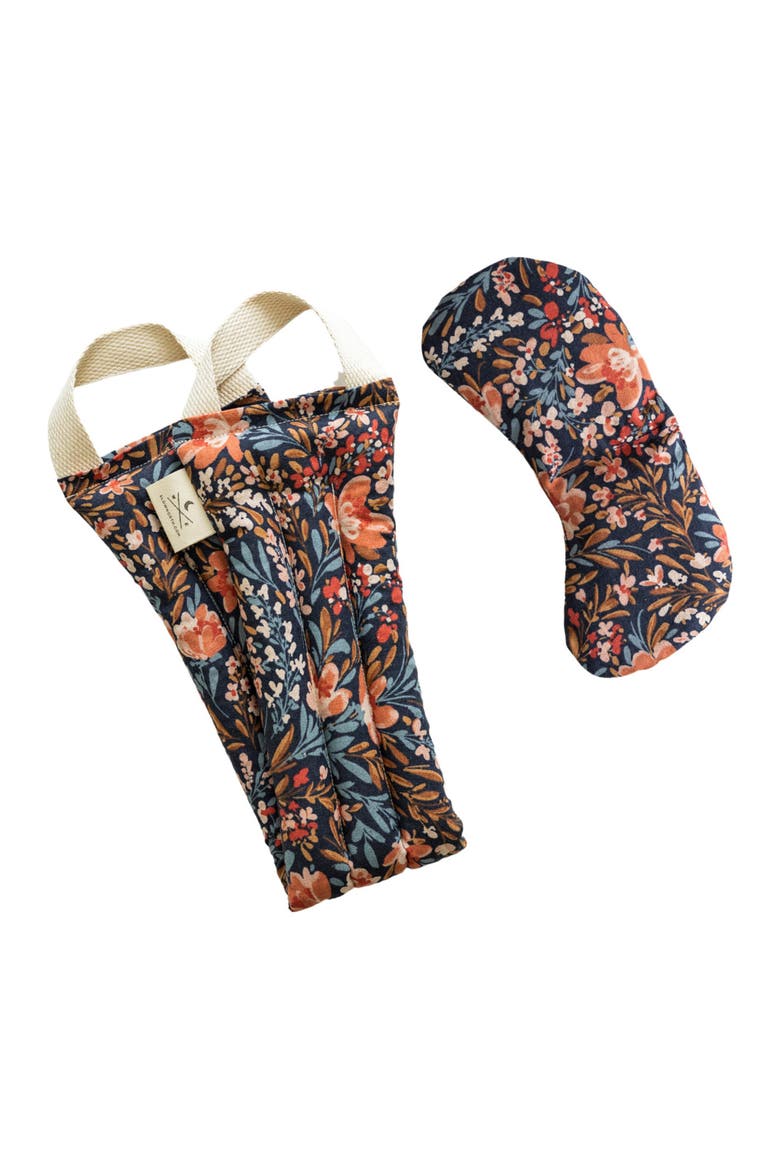 Eye Mask + Neck Wrap Bundle - Pom Blossom, Main, color, No Color