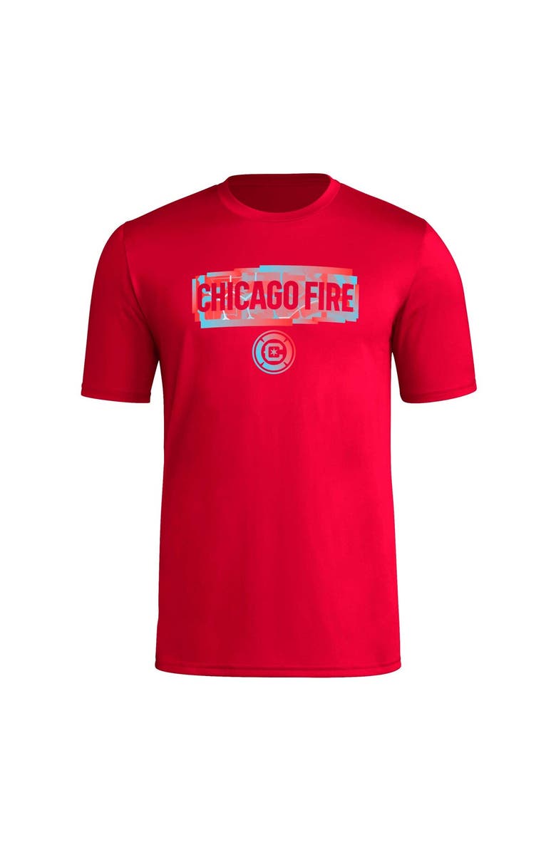 adidas Men's adidas Red Chicago Fire Local Pop AEROREADY T-Shirt, Alternate, color,