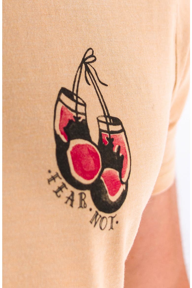 Fear Not Graphic T-Shirt, Alternate, color, HEATHER TAN