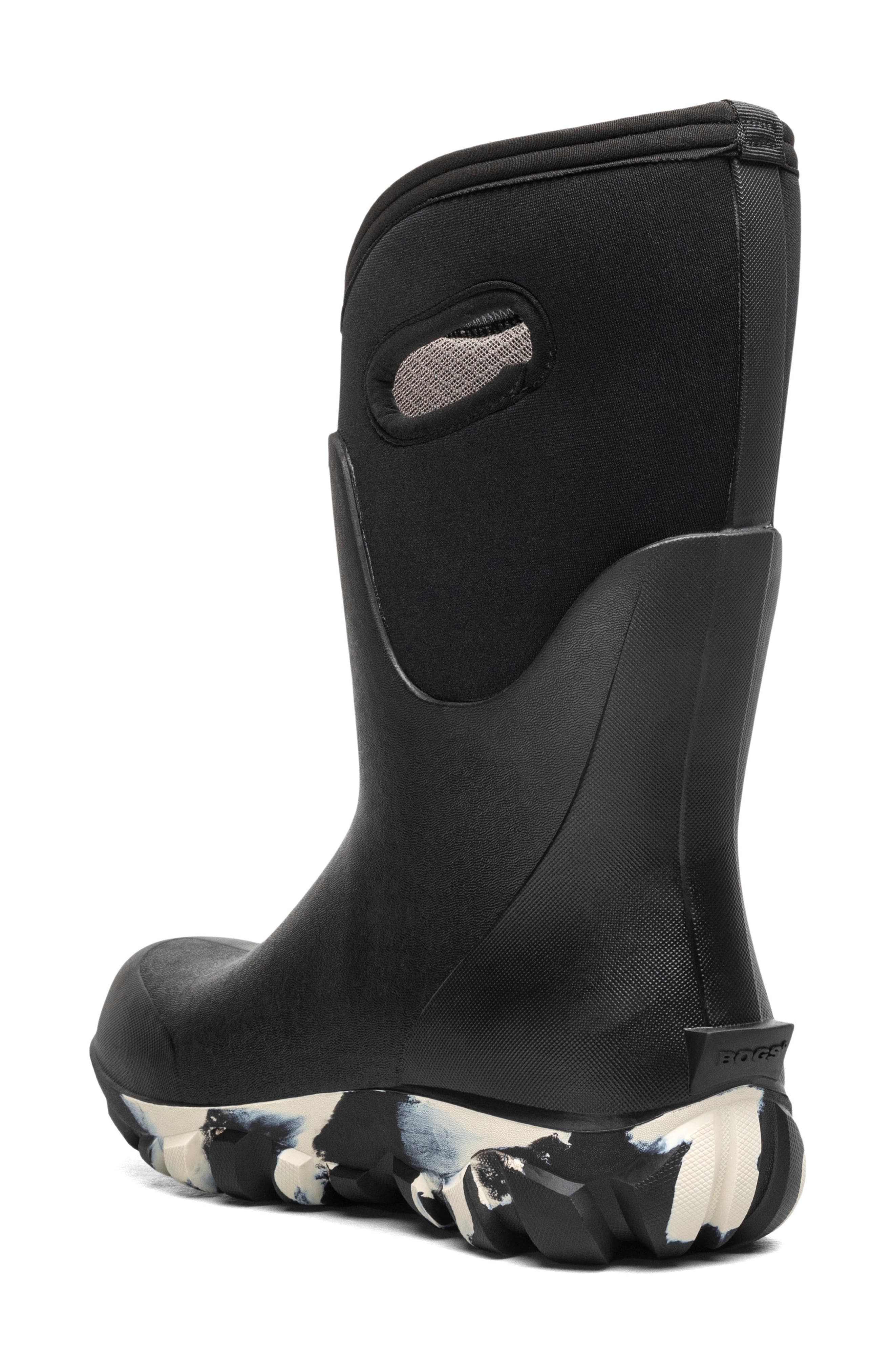 Bogs Classic Seamless Tall Rain Boot, Alternate, color, Black Multi