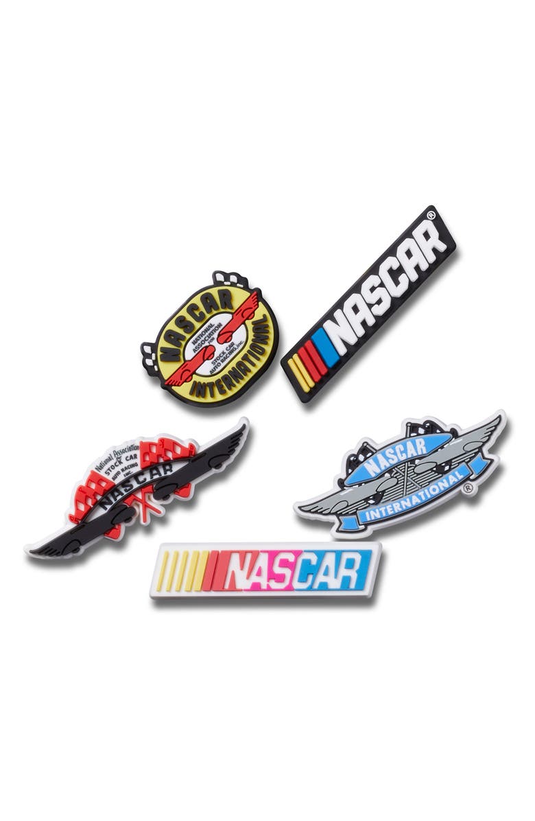 CROCS NASCAR 5-Pack Jibbitz Shoe Charms, Main, color, Multi