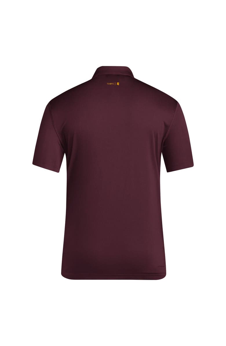 adidas Men's adidas Maroon Arizona State Sun Devils 2024 Coaches AEROREADY Polo, Alternate, color, 