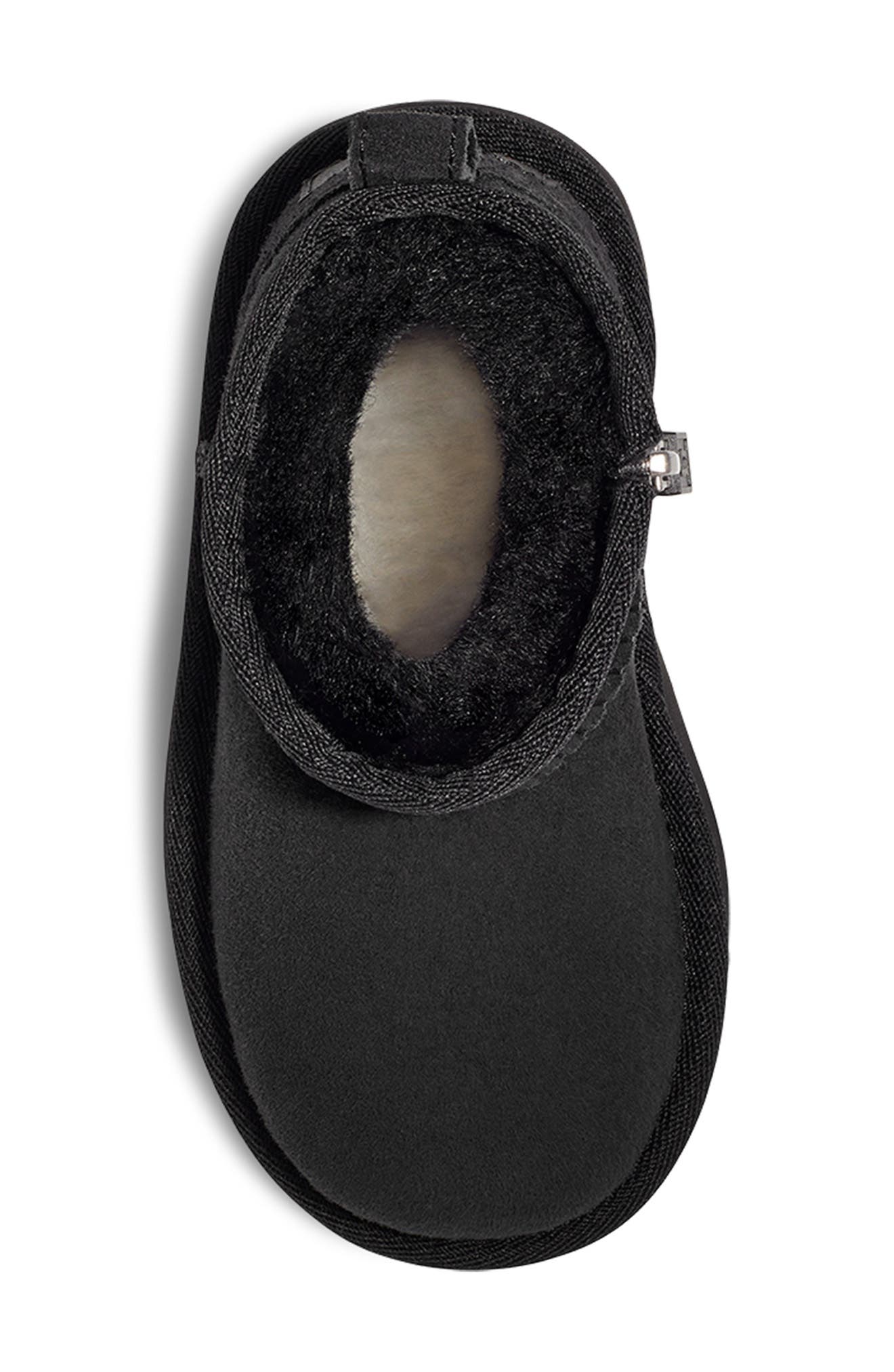 UGG<sup>®</sup> Kids' Classic Ultra Mini Water Resistant Boot, Alternate, color, Black