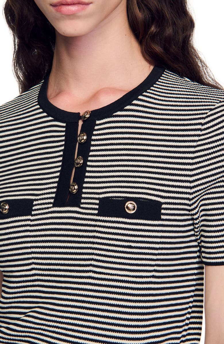 SANDRO Striped sweater, Alternate, color,