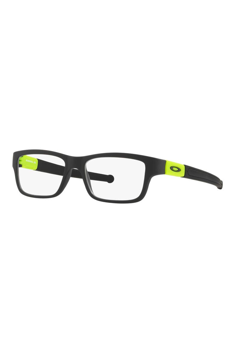 Kids' Marshal™ XS 49mm Rectangular Optical Glasses, Alternate, color, BLACK
