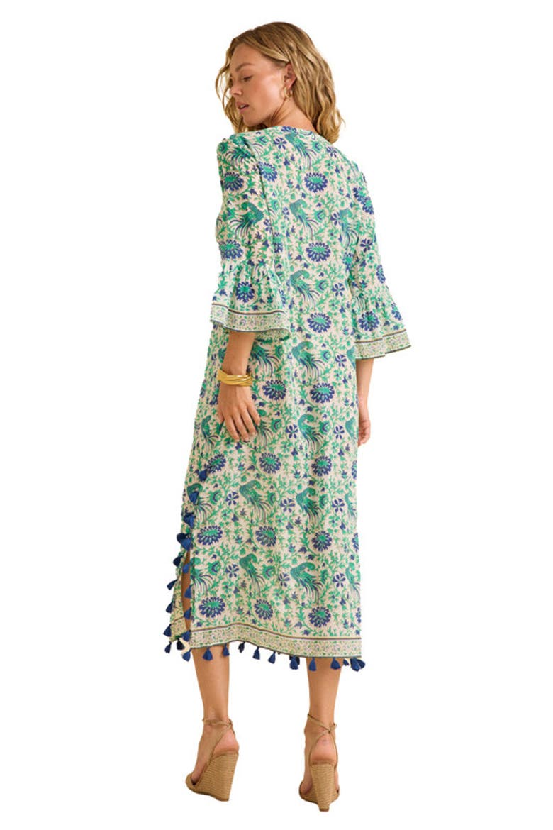 Sarina Kaftan, Alternate, color, Goa Print