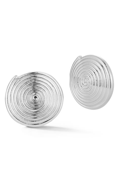 Swirl Stud Earrings