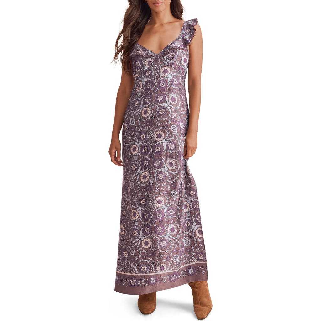 Splendid Baylee Maxi Dress In Purple