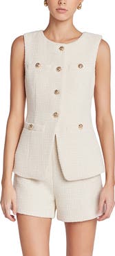 Endless Rose Longline Tweed Vest