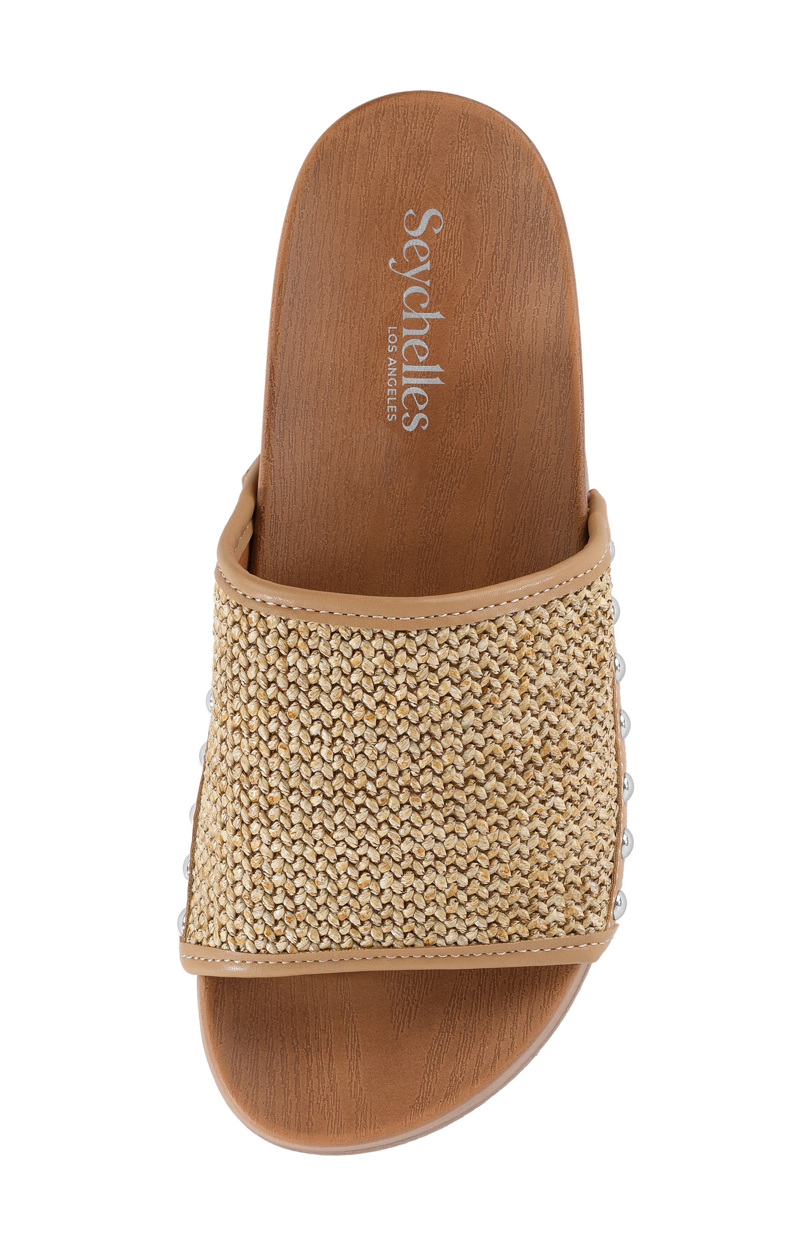 Fantasy Raffia Platform Sandal, Alternate, color, TAN