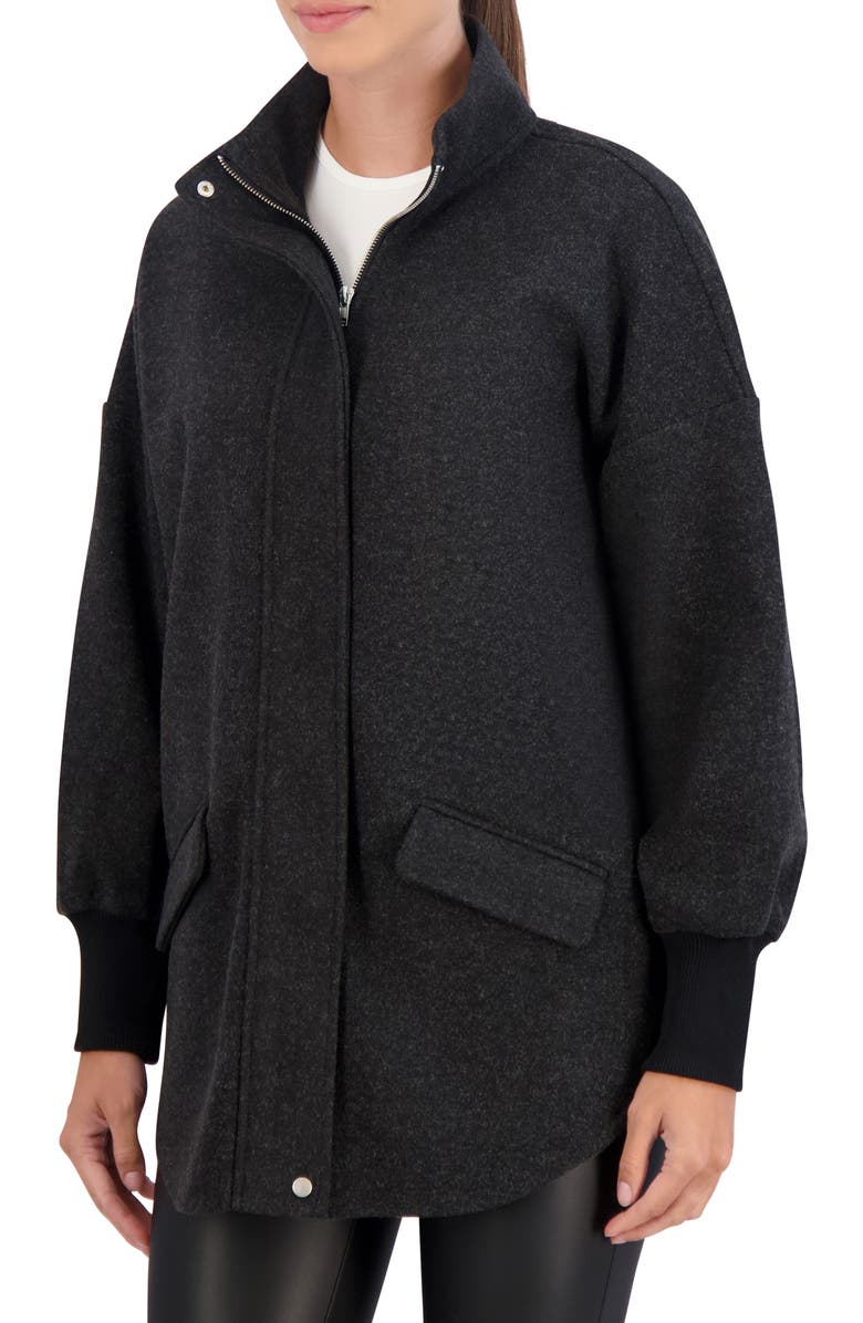 Ookie & Lala Faux Cashmere Rib Cuff Jacket, Alternate, color,