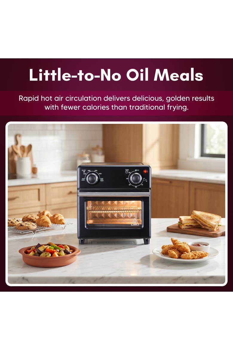EAFL2052 8.5QT Air Fryer Oven, Alternate, color, Black