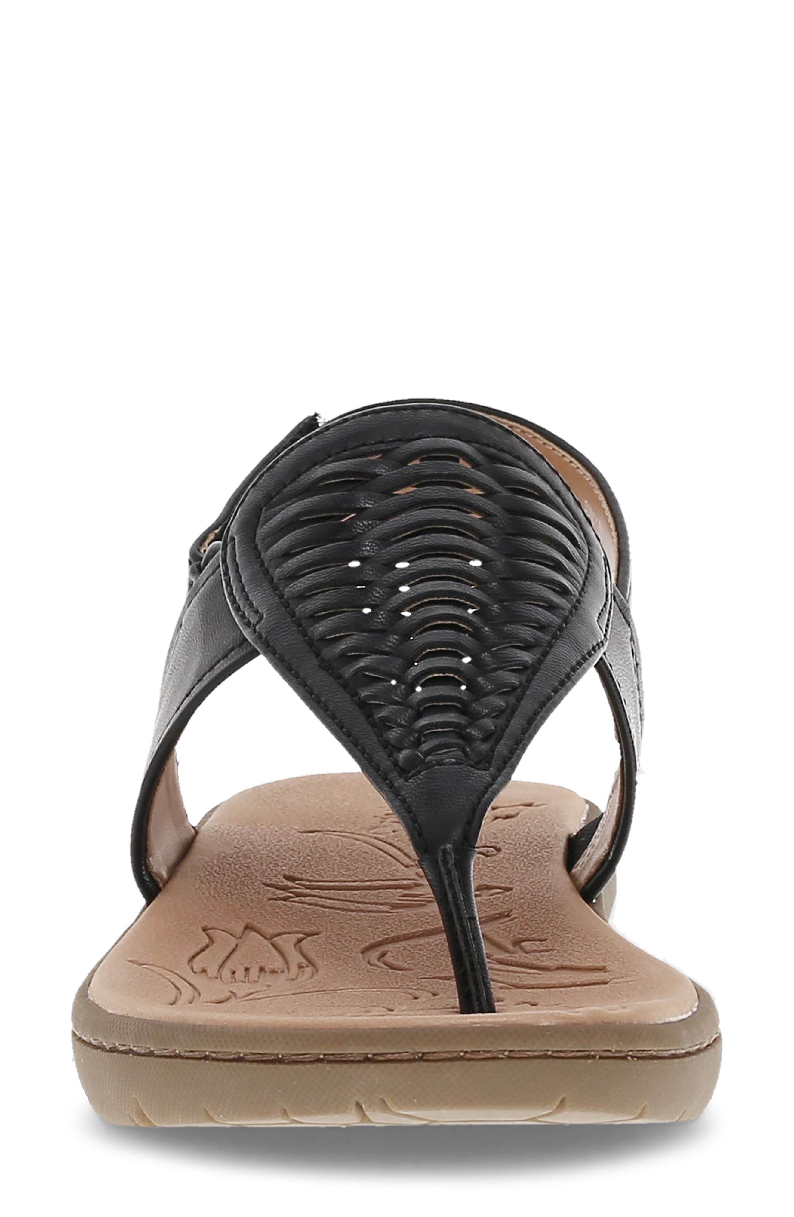 BARETRAPS Quincy T-Strap Sandal, Alternate, color, Black