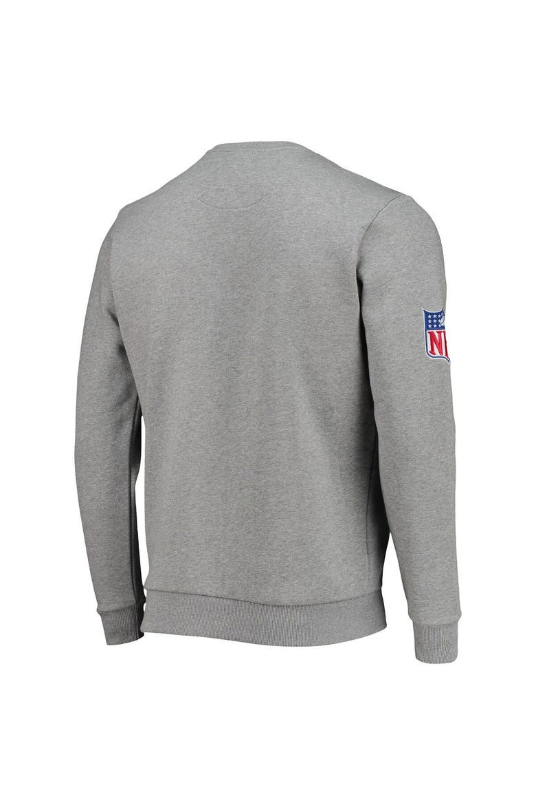 Men's Starter Gray New Orleans Saints Locker Room Throwback End Zone Pullover Sweatshirt, Alternate, color, Gray
