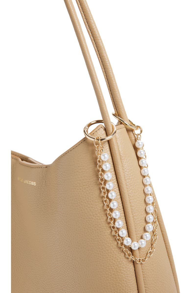 Chelsea28 Faux Pearl Chain Swag Bag Charm, Alternate, color, White Multi- Gold