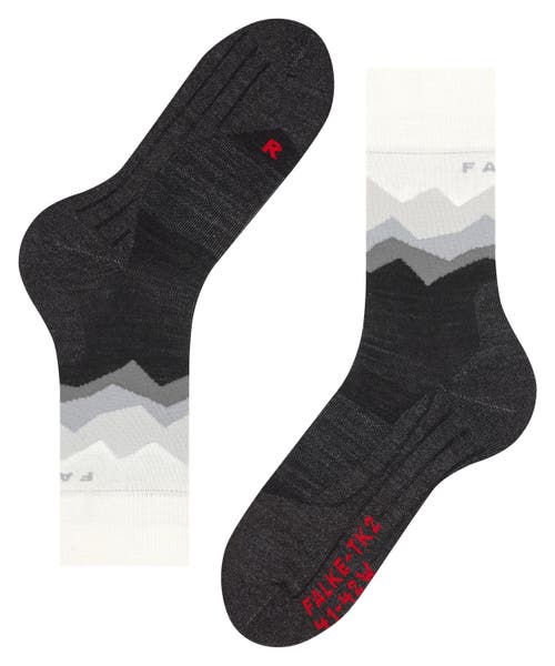 Falke Tk2 Explore Crest Hiking Socks In Black