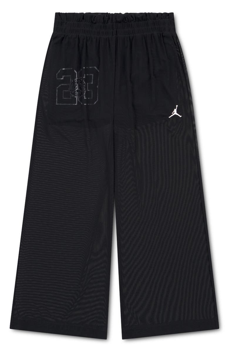 Jordan Kids' Secret Diary Sheer Pants, Main, color, Black