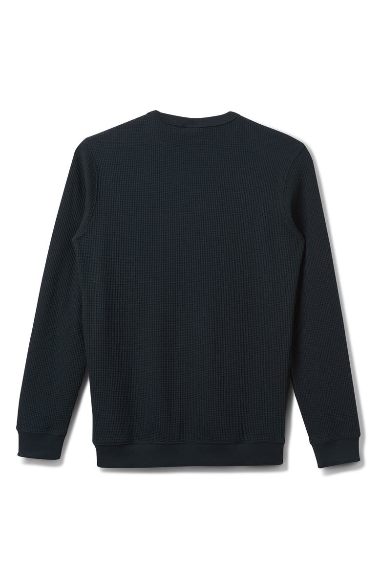 Quiksilver Flanders Cotton Blend Thermal T-Shirt, Alternate, color, Black