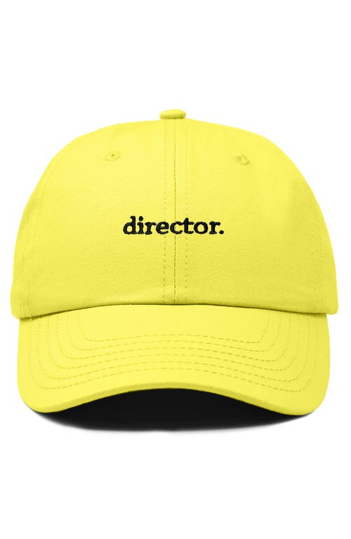 DALIX DALIX DIRECTOR EMBROIDERED LOW CROWN CAP