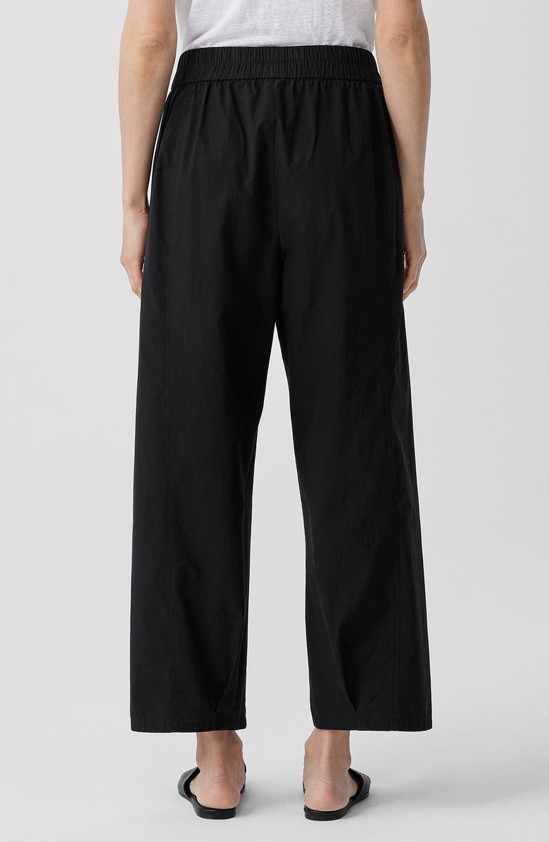 Eileen Fisher Pleated Organic Cotton Lantern Pants, Alternate, color, 