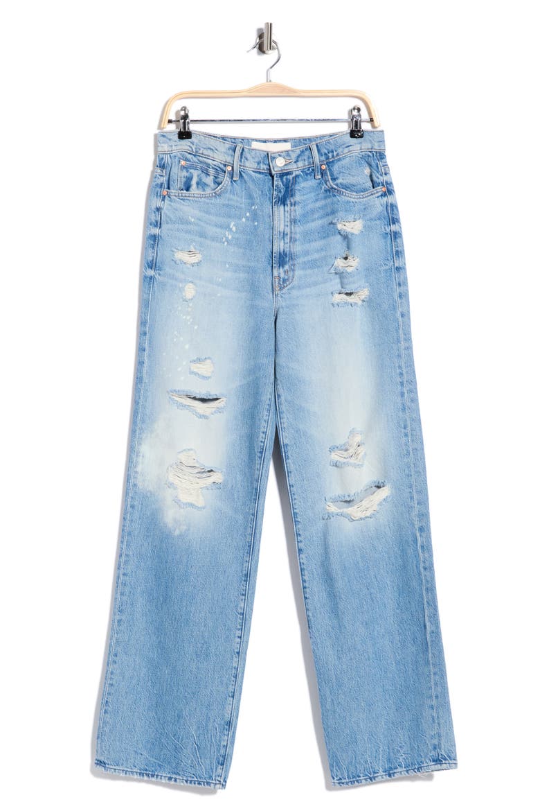 The Spitfire Sneak Distressed Jeans, Alternate, color, RECKLESS ENDANGERMENT