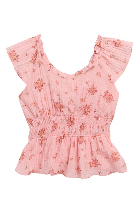 Floral Print Woven Top