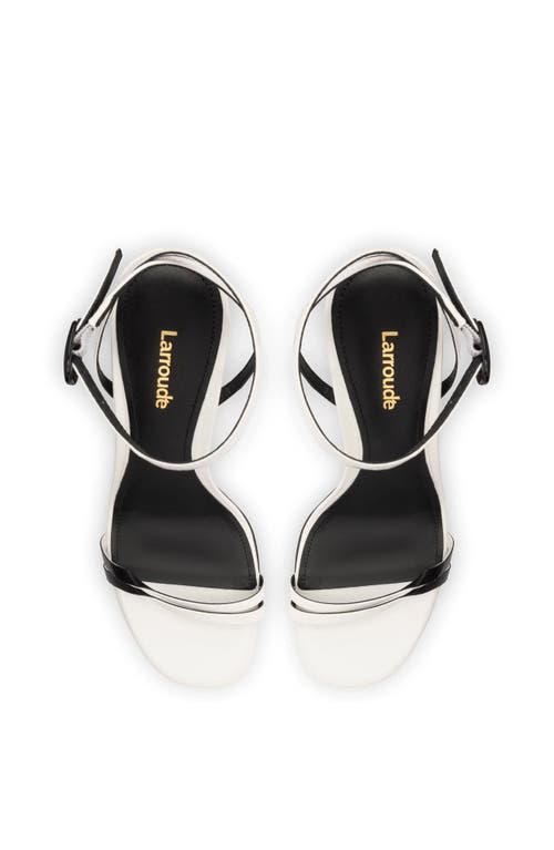 Larroude Women's Vesper Sandals In White
