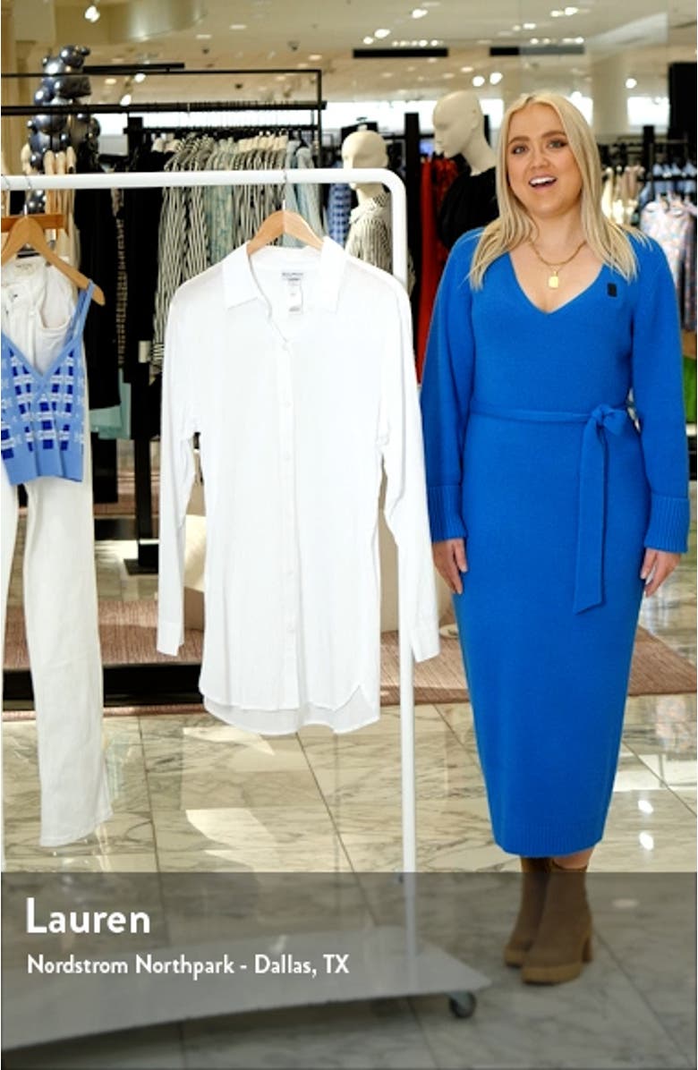 Boyfriend Shirt Cover-Up, sales video thumbnail