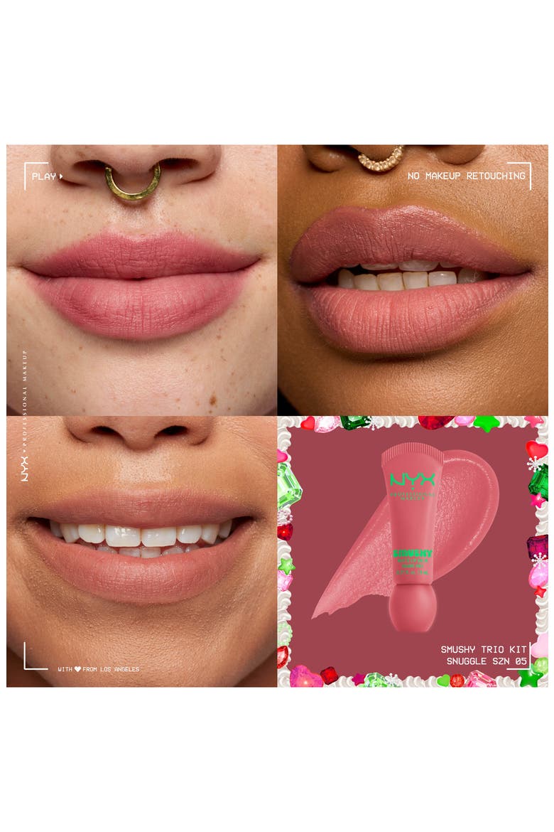 Smushy Matte Lip Balm Trio, Alternate, color, NO COLOR
