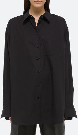 Helmut Lang Oversize Poplin Button-Up Shirt | Nordstrom