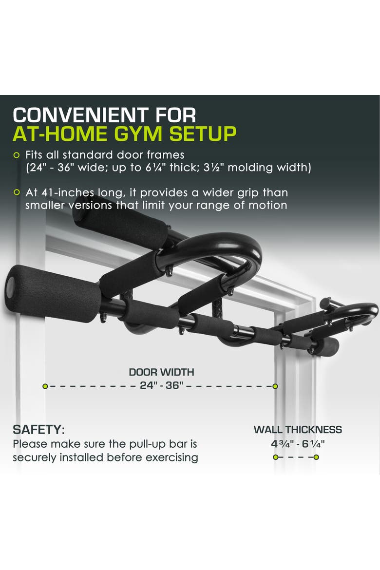 Multi-Grip Pull-Up Bar, Alternate, color, Black