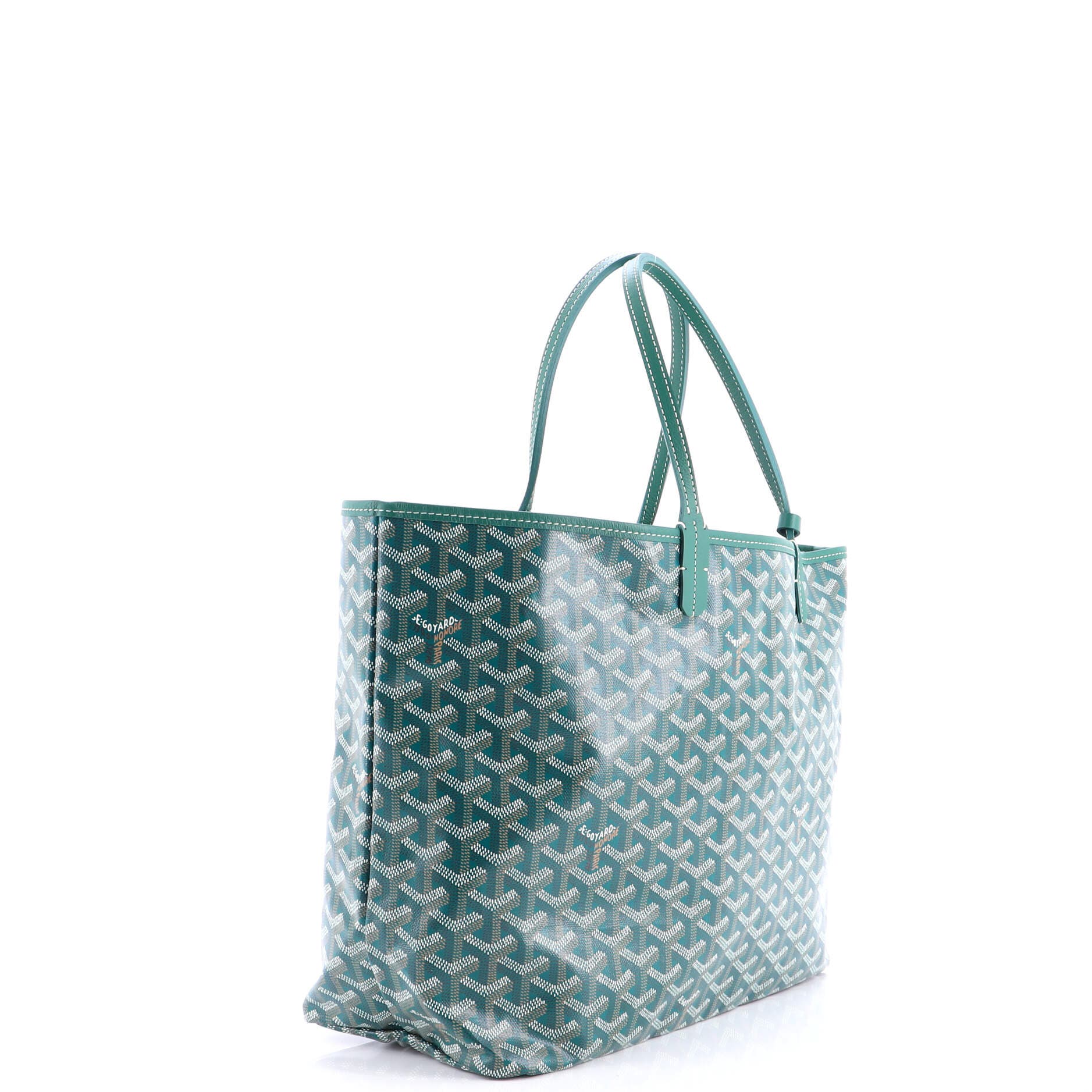Pre-Owned Goyard Saint Louis Tote Coated Canvas PM, Alternate, color, Green