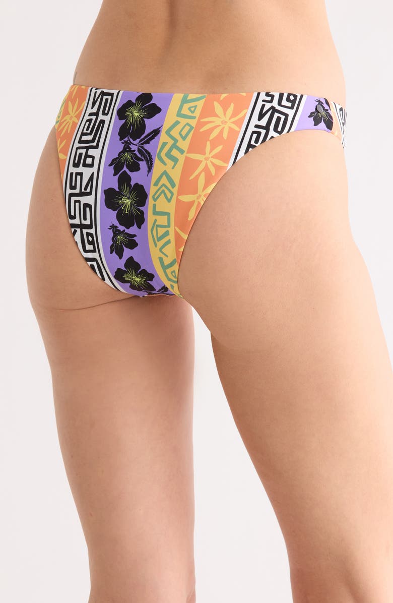Volcom Bring It On V Bikini Bottoms, Alternate, color, Purple Multi